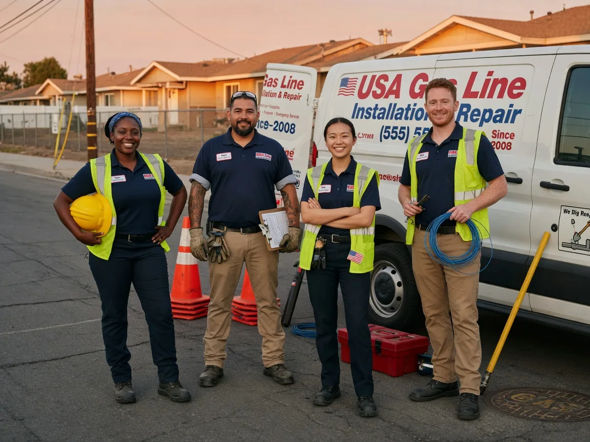 Gas Line Installation company in Divernon, IL